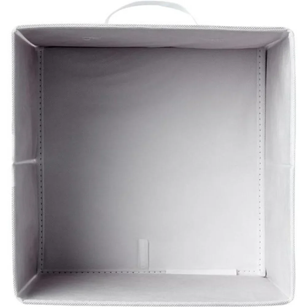 Fabric Cube Storage Bins Set of 6 Collapsible Organizer Boxes with Handles